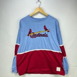 Vintage St Louis Cardinals MLB Long Sleeve Shirt 2XL